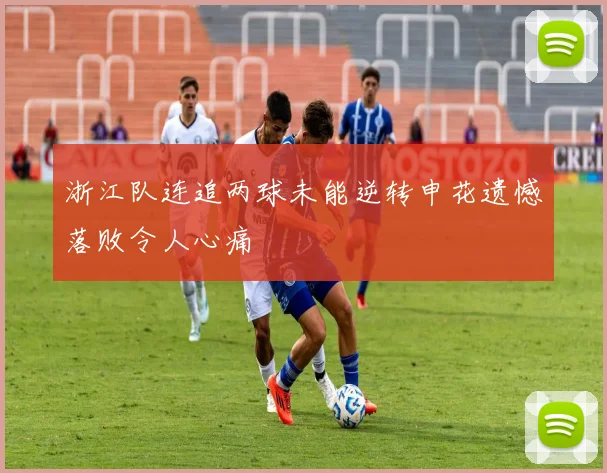 浙江队连追两球未能逆转申花遗憾落败令人心痛